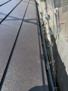 屋根カバー工事 スーパーガルテクト設置