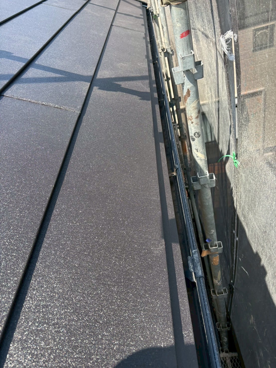 屋根カバー工事 スーパーガルテクト設置