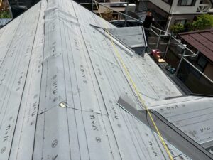 屋根カバー工事 ルーフィングシート