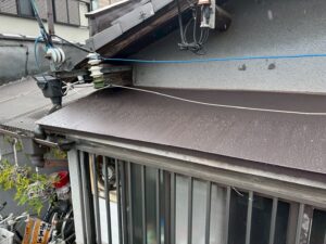 庇板金工事 施工後