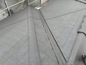京都市下京区にて屋根修理〈カラーベストからスーパーガルテクトへのカバー工法〉