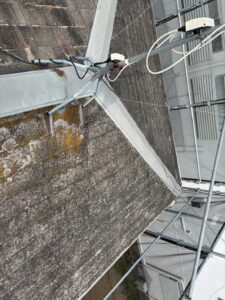 京都市下京区にて屋根修理〈カラーベストからスーパーガルテクトへのカバー工法〉 施工前