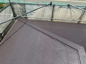 京都市北区にて屋根修理〈築20年スーパーガルテクトへのカバー工法〉 施工後