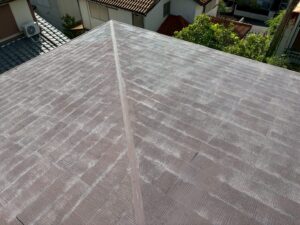 京都市伏見区にて雨漏り修理・屋根カバー工事〈築30年スレート屋根からの雨漏り〉 施工前